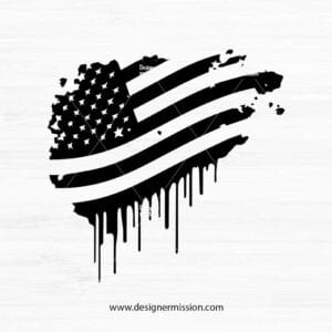 American Flag Silhouette V.5