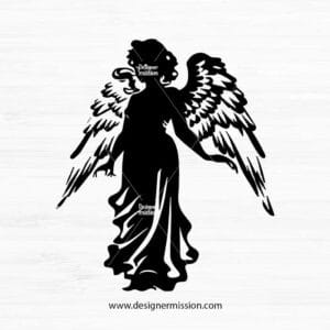 Angel silhouette V.4