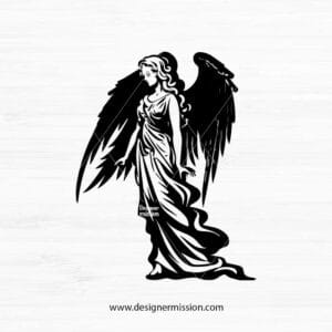 Angel silhouette V.7