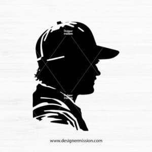 Baseball Silhouette V.6