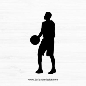 Basketball Silhouette V.13