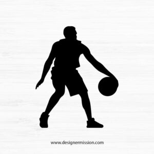 Basketball Silhouette V.14