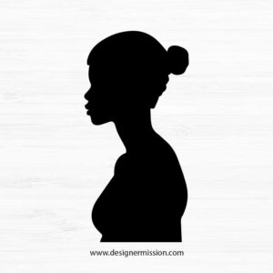 Black Woman Silhouette V.1