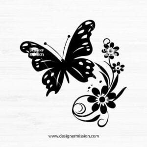 Butterfly Silhouette V.4