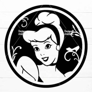 Cinderella SVG | Cricut And Silhouette | SVG, AI, DXF, PDF ,PNG, EPS