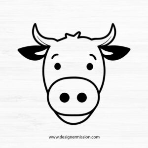Cute Cow SVG V.8