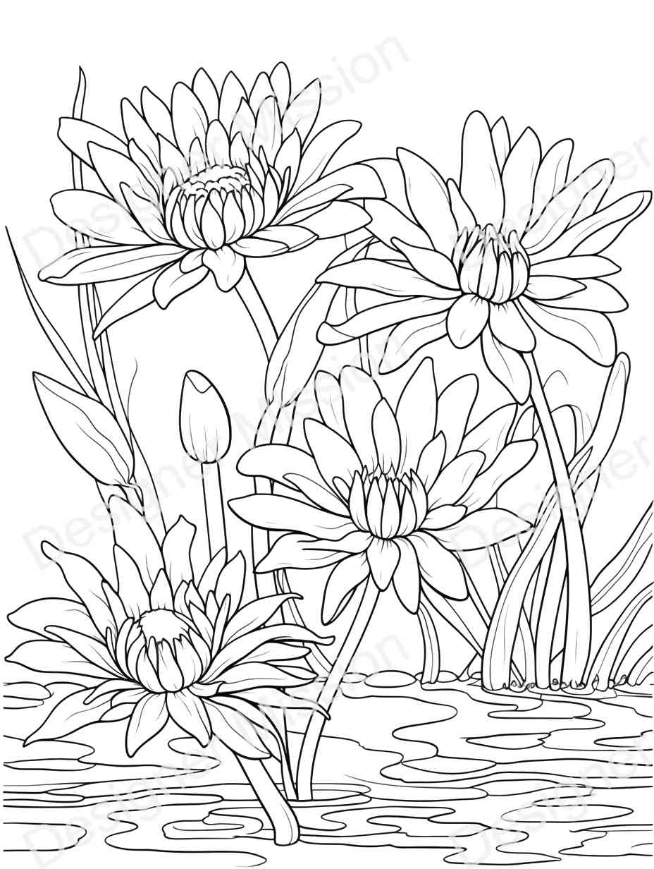 Aesthetic Coloring Page For Adults - 35434