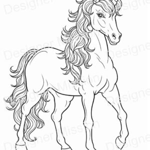 unicorn coloring pages
