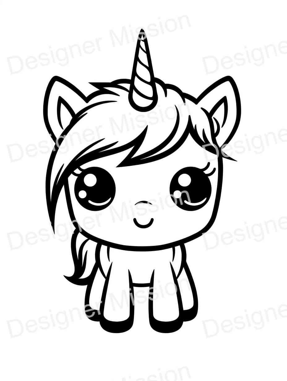 unicorn coloring pages