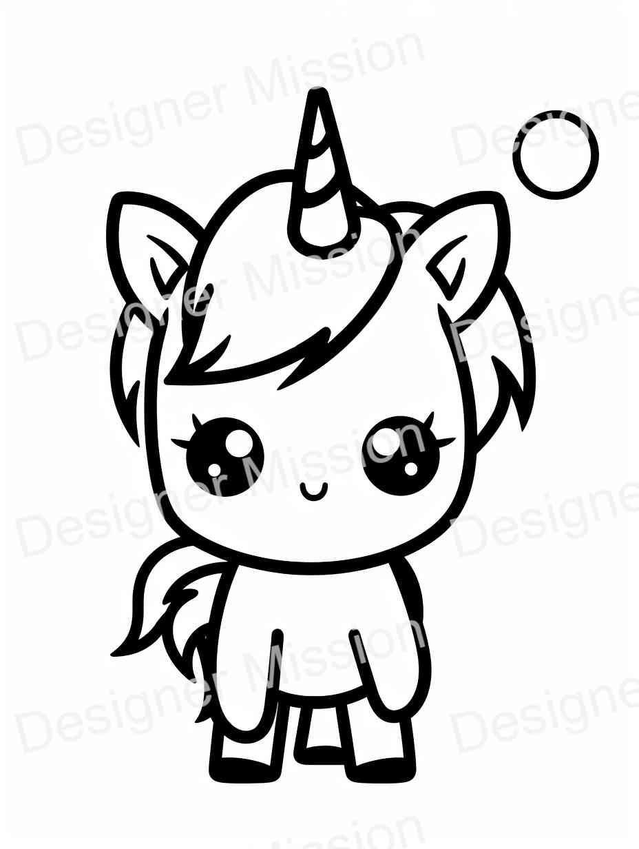 unicorn coloring pages
