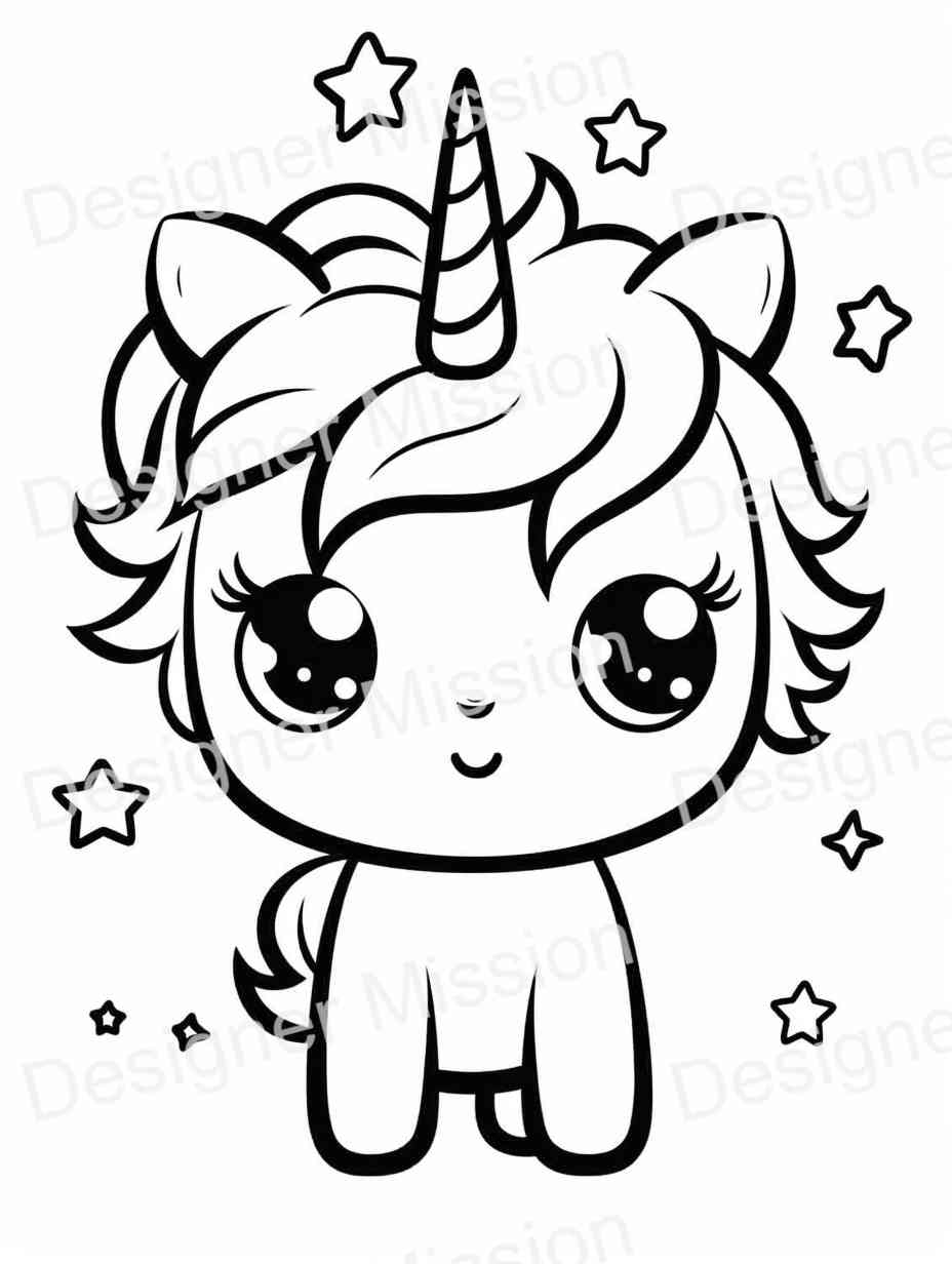 unicorn coloring pages