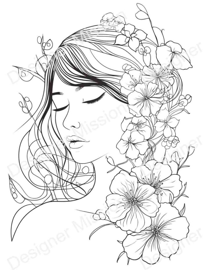 aesthetic coloring pages adults