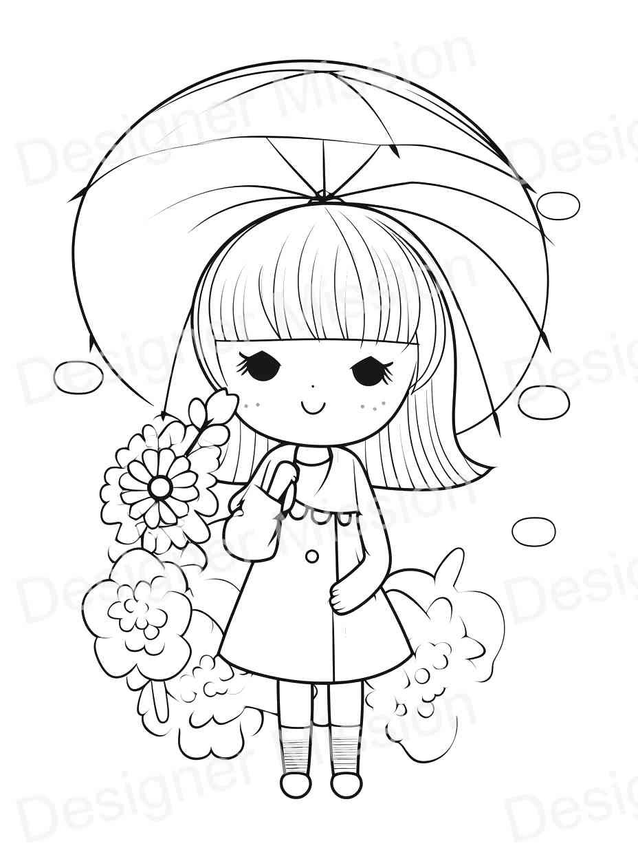 aesthetic coloring pages kids