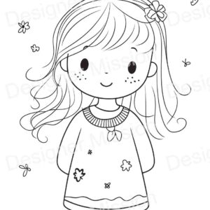 aesthetic coloring pages kids
