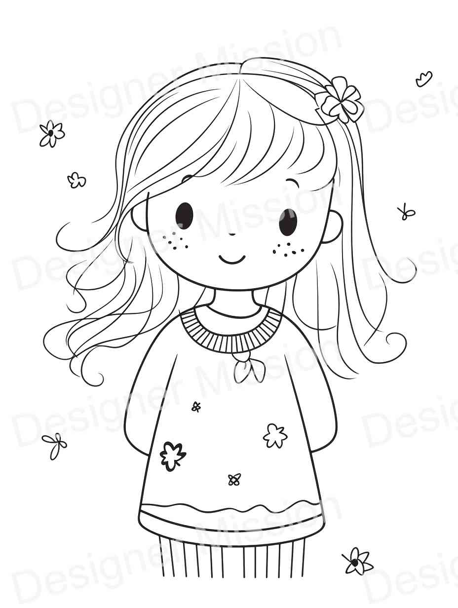aesthetic coloring pages kids