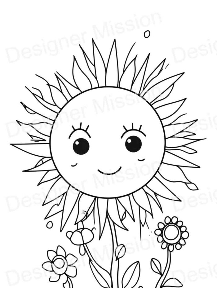aesthetic coloring pages kids