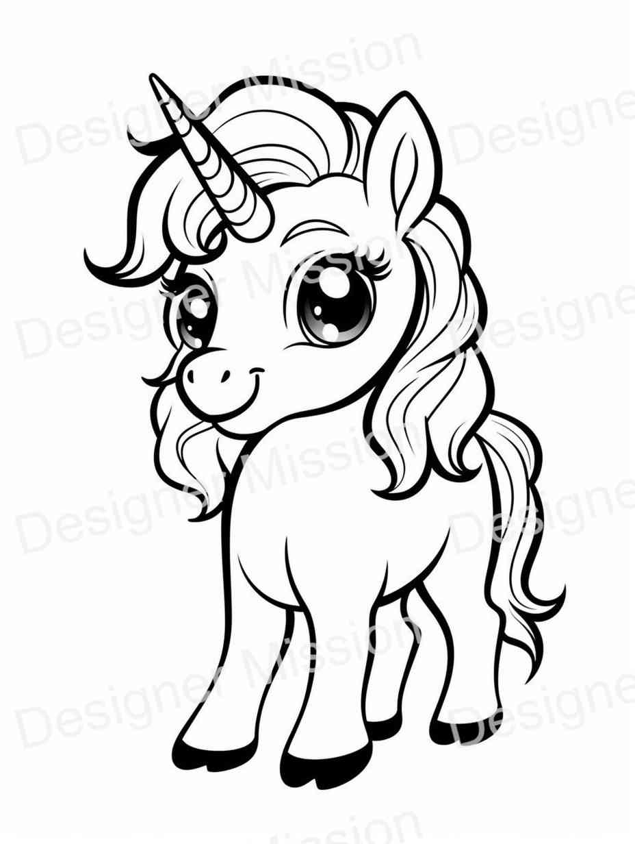 unicorn coloring pages