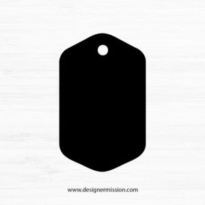 Dog Tag SVG