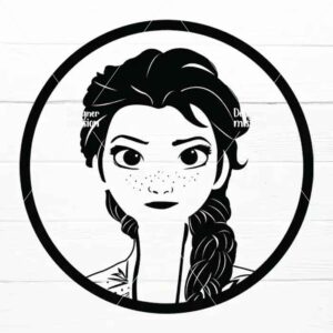 Elsa Frozen Free SVG | Cricut And Silhouette | SVG, AI, DXF, PDF ,PNG, EPS