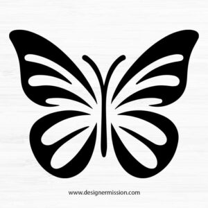 Simple butterfly SVG