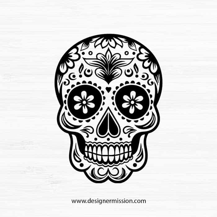 Sugar Skull SVG
