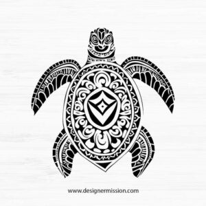 Turtle Mandala SVG