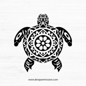 Turtle Mandala SVG