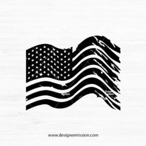 American Flag Silhouette V.3