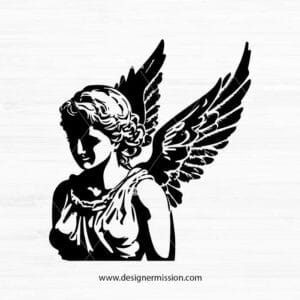 Angel wings silhouette V.1