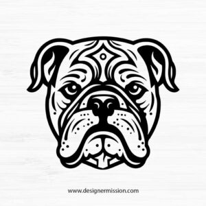 bulldog silhouette V.3