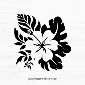 hawaiian flower SVG