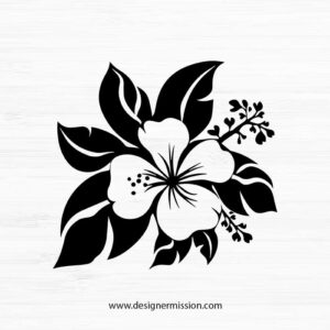 hawaiian flower SVG