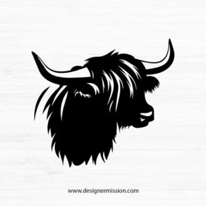 highland cow SVG