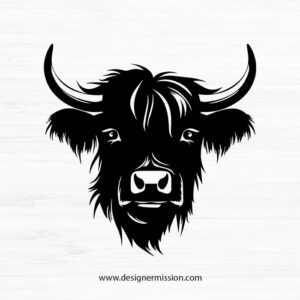 highland cow SVG